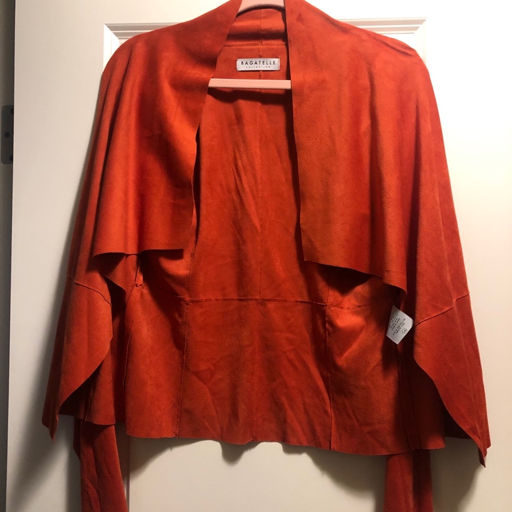 NWT Bagatelle faux suede sexy jacket
